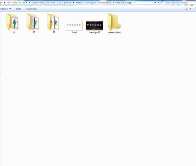 Hand Twitch Sub Badges - Image 5