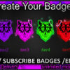 Wolf Twitch Sub Badges