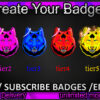 Wolf Twitch Sub Badges