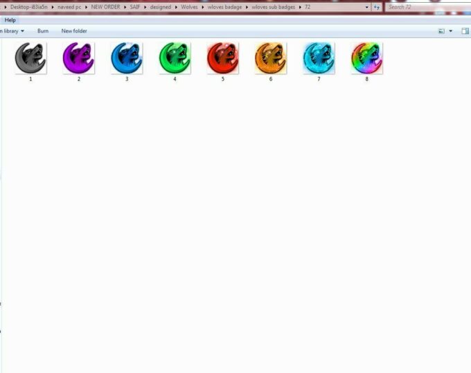 Wolf Twitch Sub Badges - Image 5