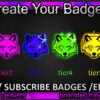 Wolf Twitch Sub Badges