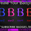 B Twitch Sub Badges