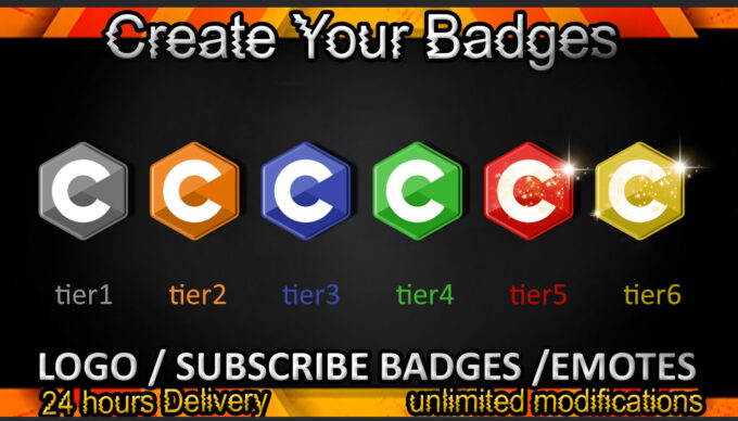 C Twitch Sub Badges