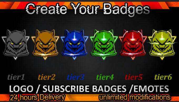 Cat Twitch Sub Badges