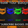 Cat Twitch Sub Badges