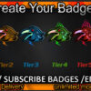 Crow Twitch Sub Badges