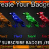 Crow Twitch Sub Badges