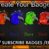Crow Twitch Sub Badges