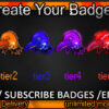 Crow Twitch Sub Badges