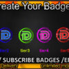 D Twitch Sub Badges