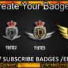 D Twitch Sub Badges