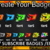 D Twitch Sub Badges