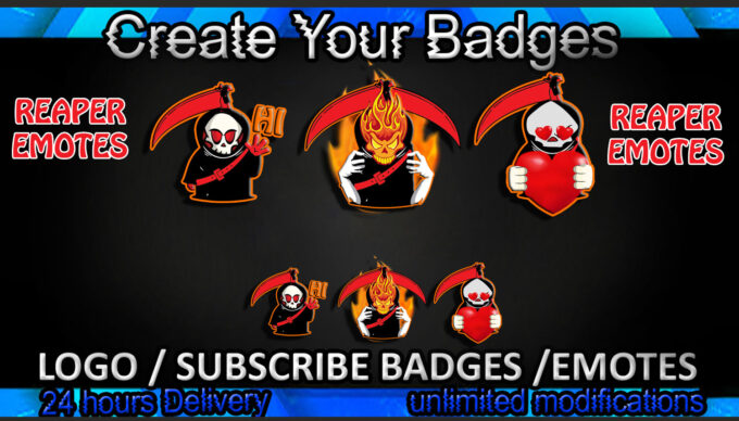 Reaper Twitch Emotes