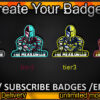 Spartan Twitch Sub Badges