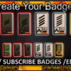 Army Rank Twitch Sub Badges