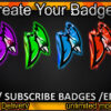 Aus bird Twitch Sub Badges and Twitch Emotes