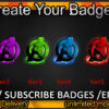 Avenger Twitch Sub Badges and Twitch Emotes