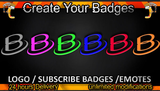 B Twitch Sub Badges and Twitch Emotes