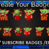 Baby Yoda Twitch Emotes