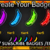 Banana Twitch Sub Badges and Twitch Emotes