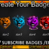 Wolf Twitch Sub Badges