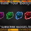 Bear Twitch Sub Badges and Twitch Emotes