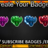 Bee Twitch Sub Badges and Twitch Emotes