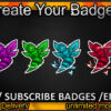Bee Twitch Sub Badges and Twitch Emotes