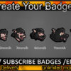 Wolf Twitch Sub Badges