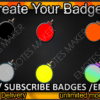 Bomb Twitch Sub Badges