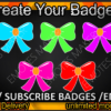 Bow tie Twitch Sub Badges