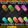 Bubble Tea Twitch Sub Badges