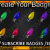 Bulb Twitch Sub Badges