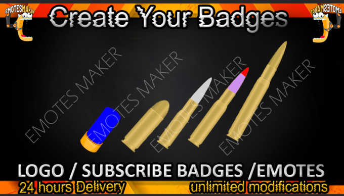 Bullet Twitch Sub Badges