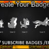Wolf Twitch Sub Badges