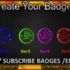 D Twitch Sub Badges