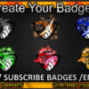 Dragon Twitch Sub Badges