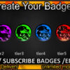 Dragon Twitch Sub Badges and Twitch Emotes