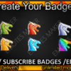 Dragon Twitch Sub Badges