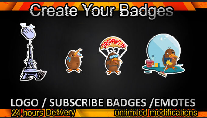 Kiwi Twitch Emotes