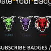 Goat Twitch Sub Badges