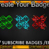 X Twitch Sub Badges and Twitch Emotes