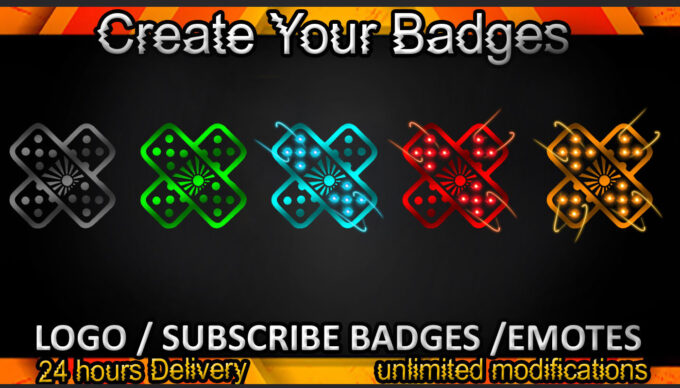 X Twitch Sub Badges and Twitch Emotes