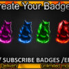 Dog Twitch Sub Badges
