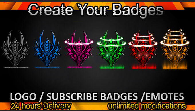 Dragon Twitch Sub Badges