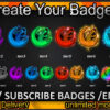 Wolf Twitch Sub Badges