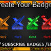 X Twitch Sub Badges