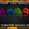 Dragon Twitch Sub Badges