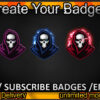 Reaper Twitch Sub Badges