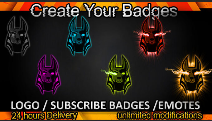 anubis Twitch Sub Badges and Twitch Emotes